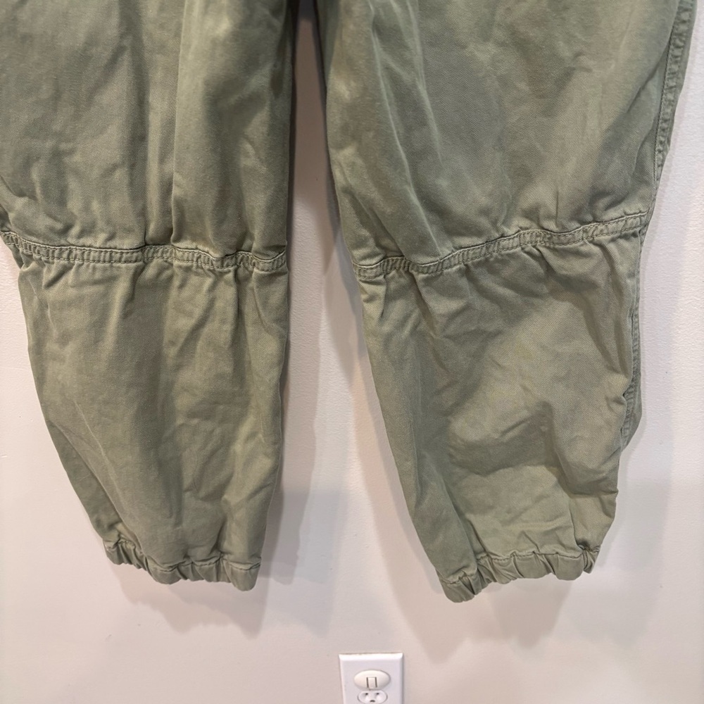 Free People Cadet Pull On Button Fly Capri Jogger Pants Women’s Size Medium - Picture 7 of 12